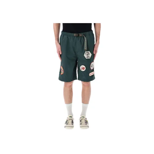 Шорты Brain Dead Co-Brand Зеленые Мужские Повседневные