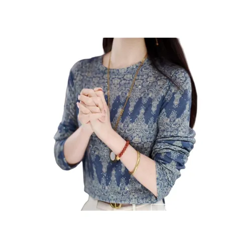 LANGQING Изображение Цвет Бесплатно Бренд Наклеенный Женские Рубашки