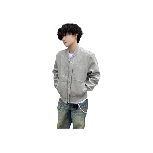 MORii Светло-серый унисекс куртки