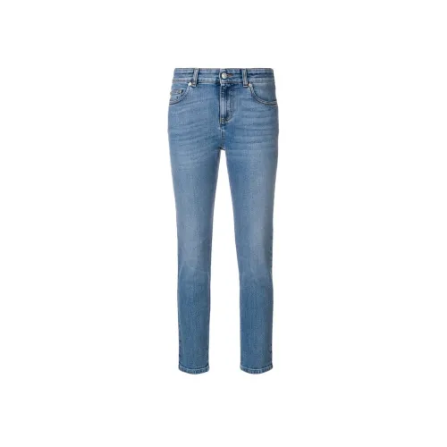 Alexander McQueen Синие Женские Джинсы
