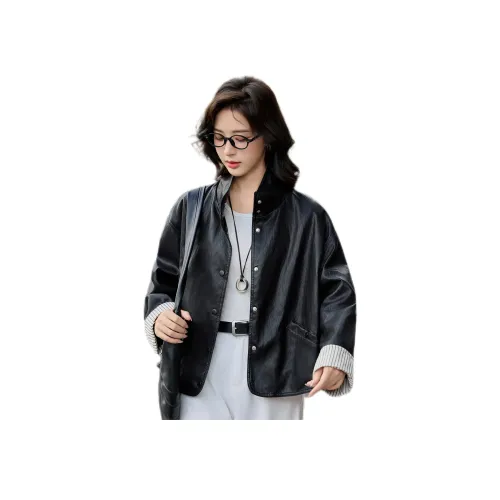 Pure Shimane кожаная куртка для женщин