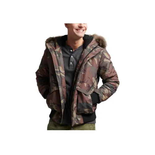 SUPERDRY Куртки и Пальто Мужской Коричневый