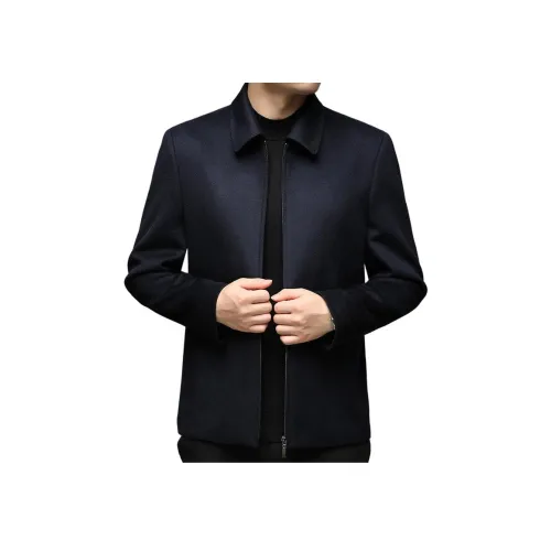 PIERRE CARDIN Темно-синие мужские куртки