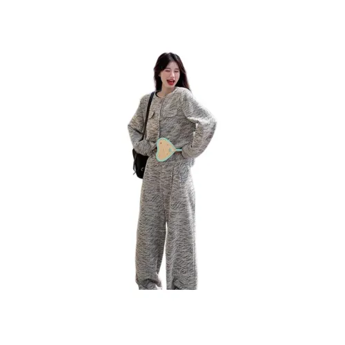 BVODE Серый Женский Повседневный Костюм