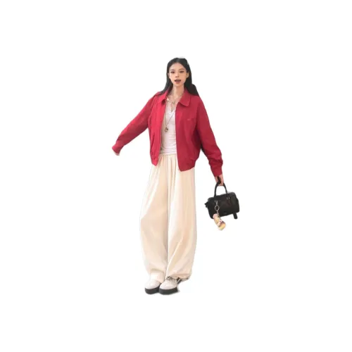 MUCCHIC Red Women's Jackets MUCCHIC Красный Женские Куртки