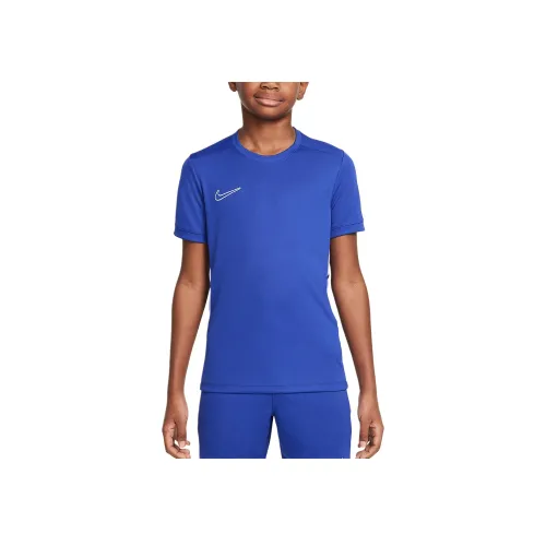 nike AcademyDri Форма T Рубашка Синяя Подростки