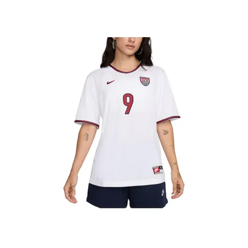 Nike USWNT Футбол Джерси Женская Белый Королевский Синий