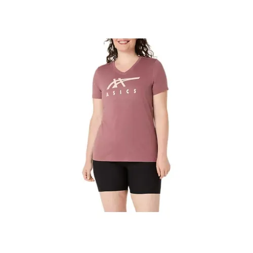ASICS STRIPES V-Neck T-Shirt Женская