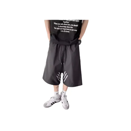 CARE NOTE Черные Унисекс Повседневные шорты