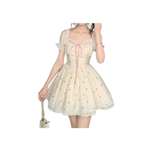 OMOIDAS Короткий рукав Платье Женское