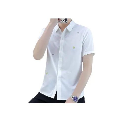 BAISHENGHU Короткий рукав рубашка мужская