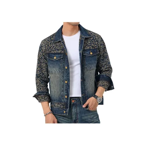 ZENGZHI Denim Jacket Straight Fit Unisex ZENGZHI Деним Куртка Прямой крой Унисекс