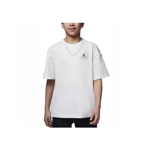 Джордан T Рубашка Парусный Белый Подростки