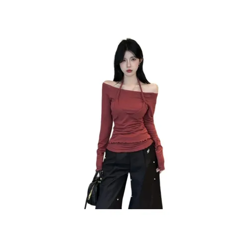 CHARM GLOW Красный Женские T-рубашки