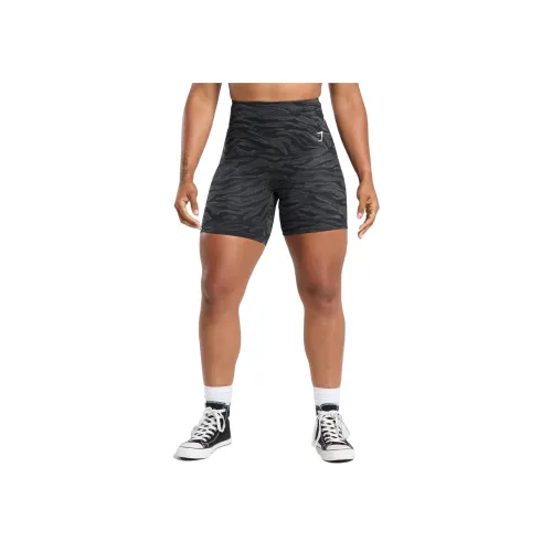 GYMSHARK Вересковый серый Женские спортивные шорты