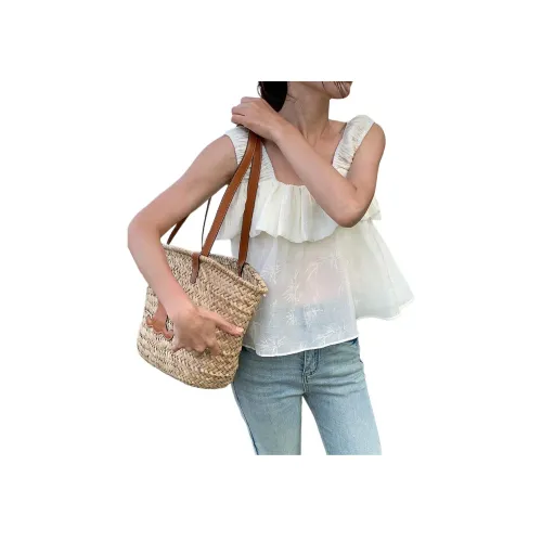 NANING9 Белые Женские Рубашки