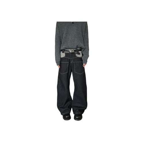 CORNILOT Denim Черные Унисекс Джинсы
