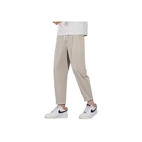 Tonlion Хаки Унисекс Повседневные Брюки