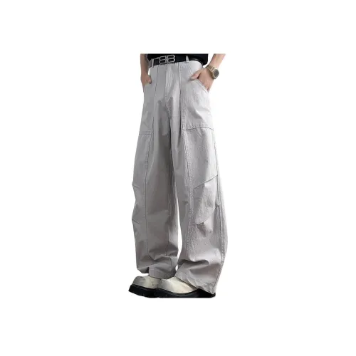 ZMHT Белые Унисекс Повседневные Брюки