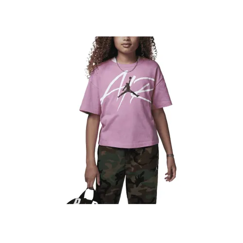 Jordan Air Розовый Kids T-рубашки