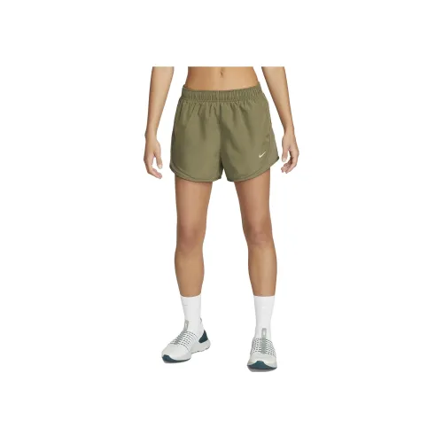 NIKE Оливковые Женские Спортивные Шорты