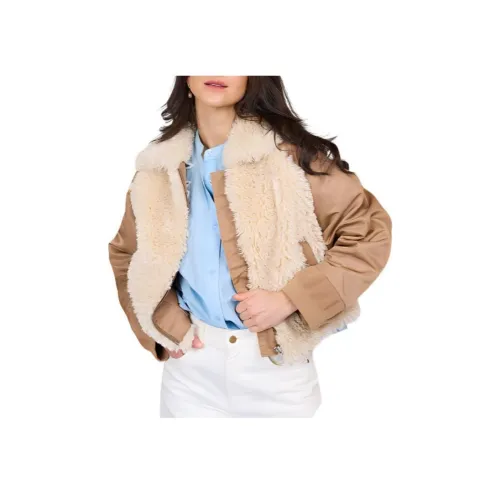 Essentiel Antwerp Хаки Женские Куртки