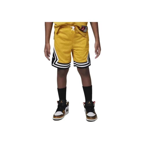 Jordan Kids' Одежда Dri Fit Воздух Сетка Шорты Детский Желтый