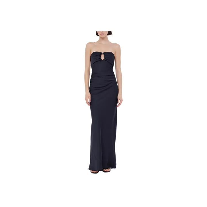 knee length dresses for ladies BE MINE STRAPLESS MIDI DRESS