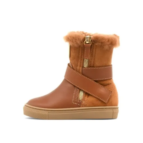 Giuseppe Zanotti GZ Детские ботинки Умбра для детей от 3 до 7 лет