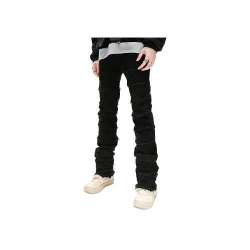 HIPHOPPUNKS Мужские черные джинсы