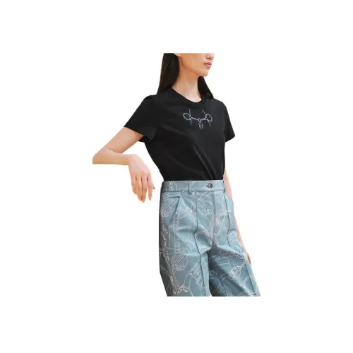 HERMES Черные Женские Рубашки T