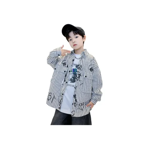 TAOTIANMAO Мальчики Модный и Крутой Средняя Школа Повседневная Рубашка