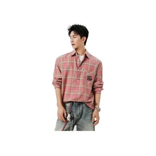 COPICVEN Розовые Унисекс Рубашки