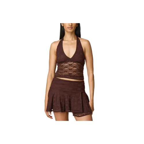 GLASSONS Кружево Mini Skirt Повседневные короткие юбки Женские