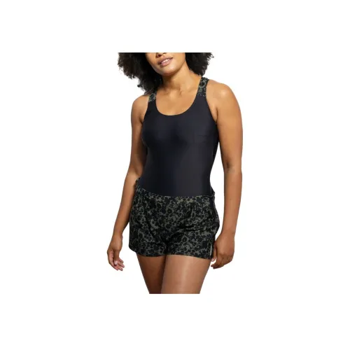 DECATHLON Ван-Пис Купальник Женский Черный Хаки Серый Темно-Зеленый