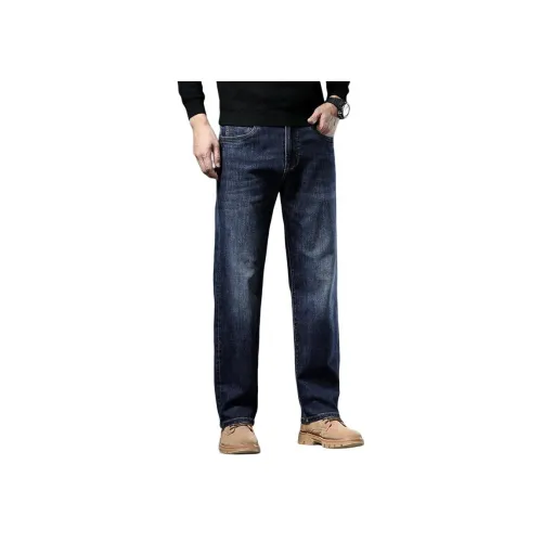 ZENGZHI Джинсы Облегающий крой Прямой крой Унисекс