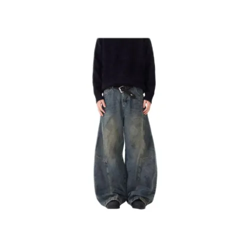 NRXX Blue Men's Jeans NRXX Синий Мужской Джинсы