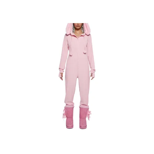 Dolls Kill Розовые Женские Комбинезоны