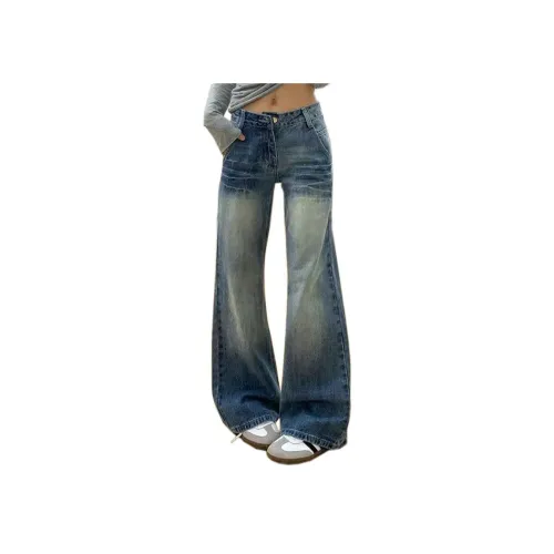 SINKACME Blue Unisex Jeans SINKACME Синий Унисекс Джинсы