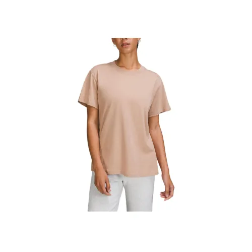 lululemon All Yours T-Shirt Женская Розовая Глина