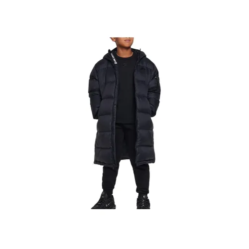 Nike Cotton Down Jacket Black Teenagers