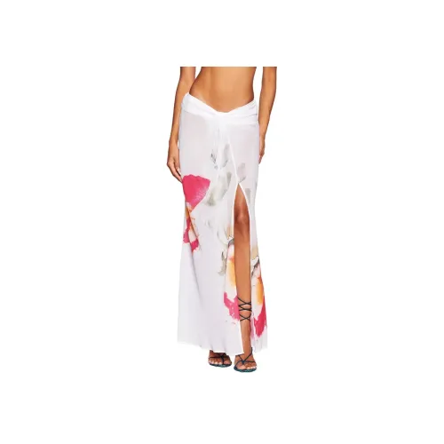 I.AM.GIA PURA Maxi Юбка Повседневная Длинная Юбка Женская Белая