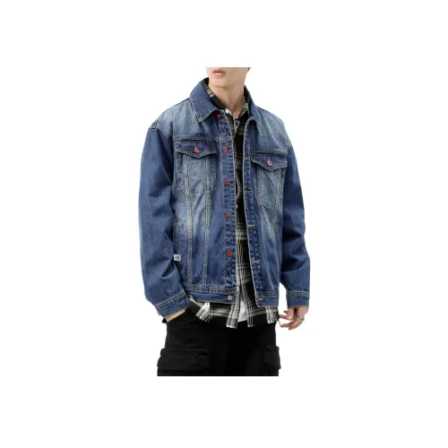 FAIRWHALE Синий Унисекс Джинсовые куртки