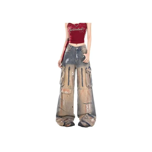 CASTLE WOODS Ностальгический синий Женские джинсы