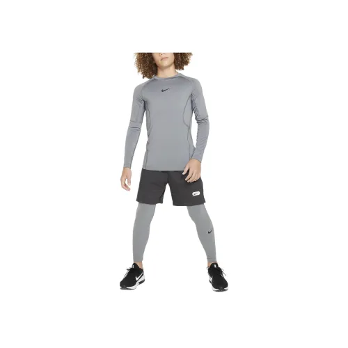 NIKE Дымчато-серый Kids T-рубашки