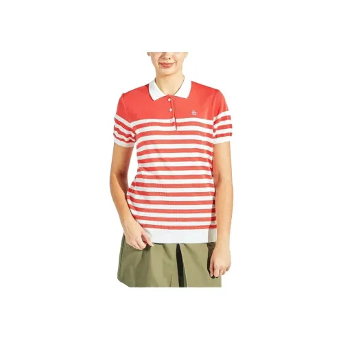 MUNSINGWEAR Red Women's Polo