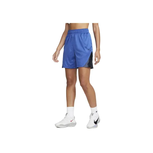 NIKE Синие Женские Повседневные Шорты