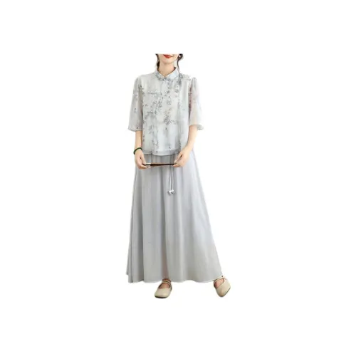 SIXUSICHOU Женские комплекты с юбкой