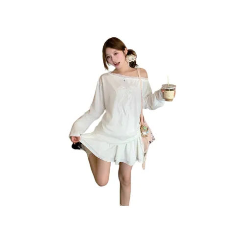 Aimilian Белые Женские T-рубашки