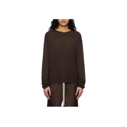 RICK OWENS Коричневый Женские Свитеры